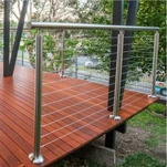 Balustradă de cablu din oțel inoxidabil punte